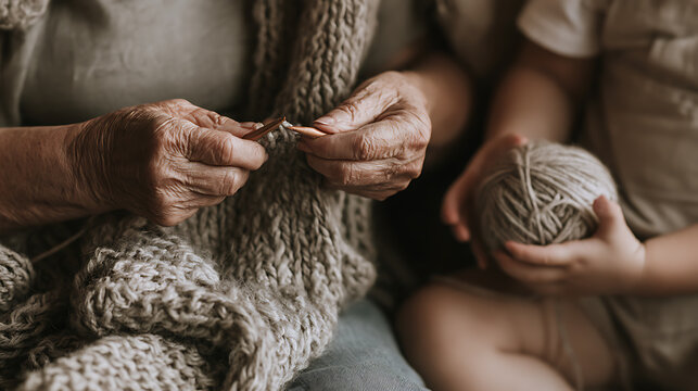Celebrating National Grandparents Day with knitting and family moments