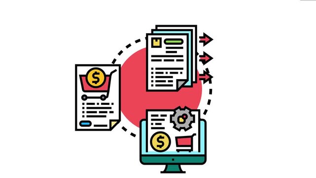 Licensed purchasing application process illustrates digital management and approval of secure financial transactions