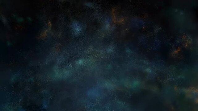 Intentionally blurred soft blue and amber light drifts through a dark abstract atmospheric field. Title sequences, website hero sections, and motion graphics.