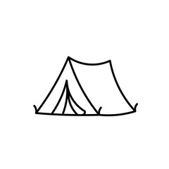 vector illustration of tent © Didik