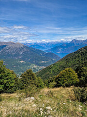 Fototapeta premium Rifugio Venini - Monte Crocione (Linea Cadorna)