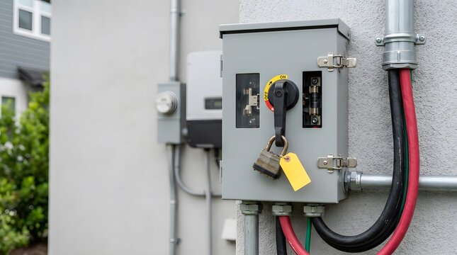 home backup power battery disconnect enclosure supporting safe residential energy storage and electrical resilience