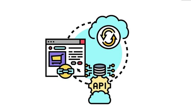Linked systems integration interconnected data exchange, cloud computing, and application programming interfaces for seamless digital process automation