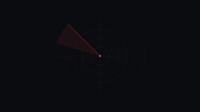 Digital circular scanning interface with detection blips