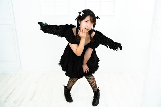 堕天使のコスプレ