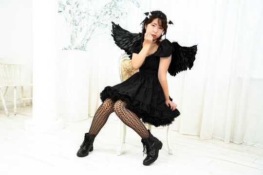 堕天使のコスプレ