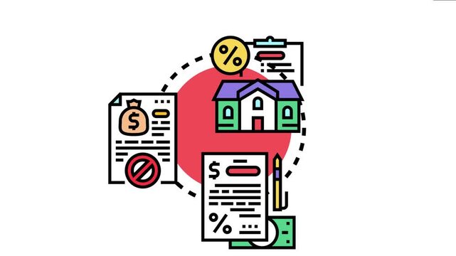 Loan clearance process mortgage payment, financial obligations, and debt removal, symbolizing the completion of property financial commitments