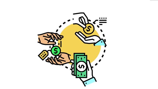Hands exchanging money and a secured asset, the essential concept of a loan collateral ratio in financial transactions and banking for debt management