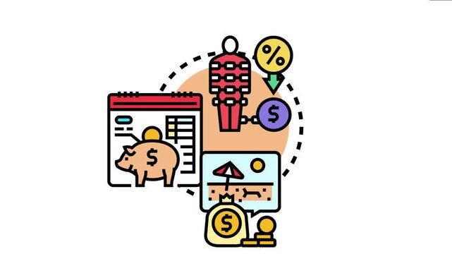 Loan protection plan idea presenting financial security, credit risk management, and insurance for safeguarding personal finance and investments, ensuring stability
