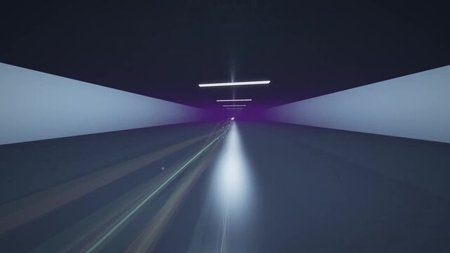 Abstract fiber line flight animation featuring glowing light trails and smooth flowing motion, creating an elegant energy effect. Perfect for futuristic backgrounds, technology presentations, motion g