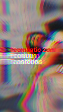 Premium Transitions Chromatic Zoom 18 Variations VERTICAL &ndash; Chromatic Aberration Zoom Transitions, RGB Split, Color Distortion and Fast Camera Effects for Professional Video Editing