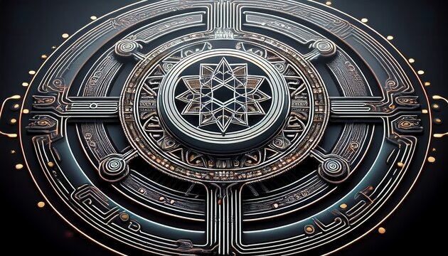 symmetric blockchain ledger engraving