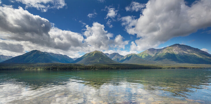 Mountains lake