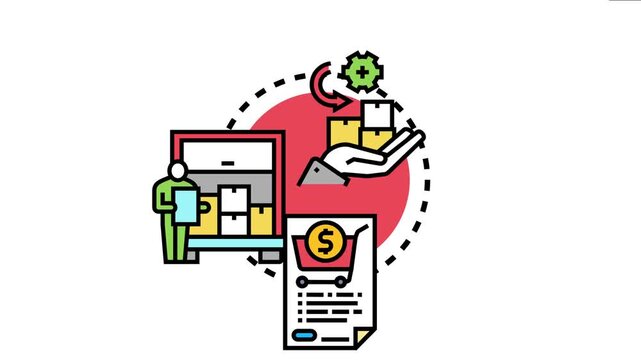 Business concept of establishing a procurement strategy for acquiring goods over an extended period. Involving streamlined inventory management. Vendor relationships