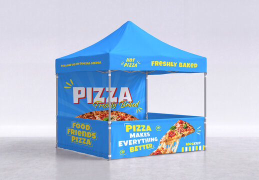 Outdoor Promotional Canopy Tent Mockup