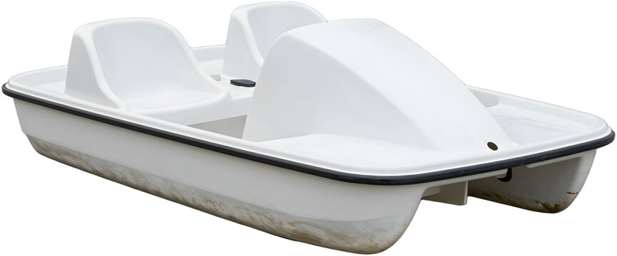 Pedal boat isolated on background