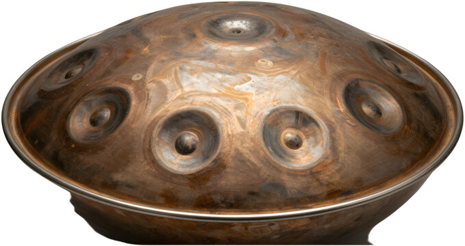 Steelpan drum instrument with hammered surface