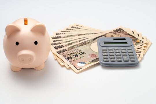 貯金と家計管理をイメージした資産形成の風景