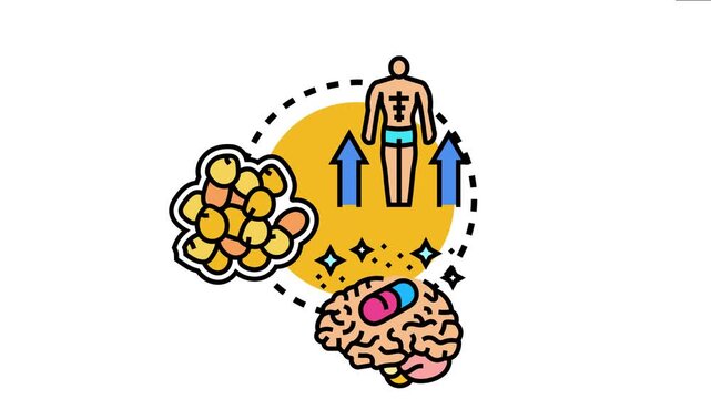 Luteotropin hormone impacting human body, stimulating cellular activity, and affecting brain processes, symbolizing hormonal regulation and its critical role in health and physiology