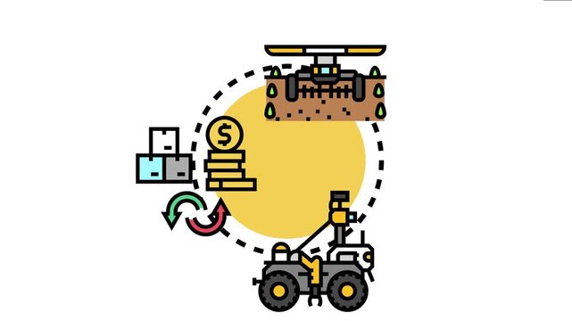 Industrial machinery is converting raw resources into finished products, highlighting a procedure involving money, development, and new opportunities for economic growth