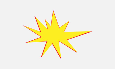 Obraz premium Explosion icon, bang icon vector Illustration . EPS 10 .