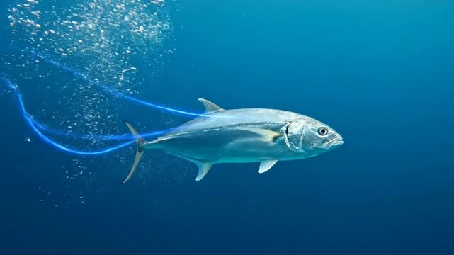 Fish with streamlined body shape demonstrating aquatic animal adaptation for survival