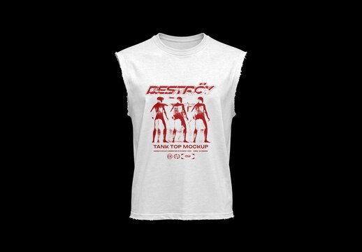 Tank Top Mockup For Branding And Apparel Design