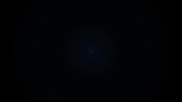 Digital contact icon appearing with a plus button animation on a clean dark background user interface.