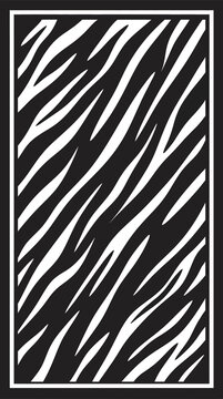A bold and exotic black and white zebra stripe pattern, perfect for fashion, decor, or abstract backgrounds, evoking a wild and stylish aesthetic.