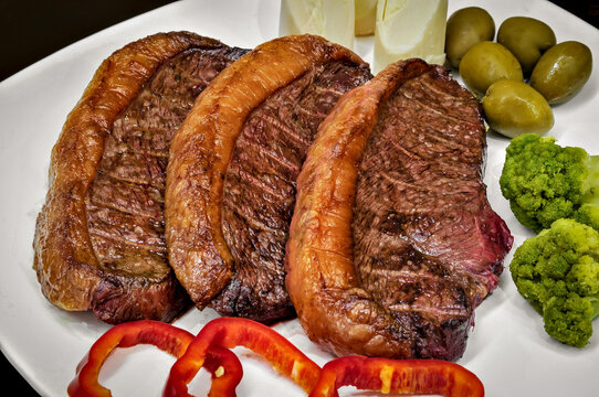 Picanha fatiada