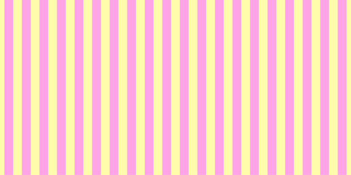 Pink and yellow vertical stripe seamless vector pattern. Bright pastel candy stripes with playful coquette retro style. Cute girly geometric print for fabric wallpaper wrapping paper packaging and fas