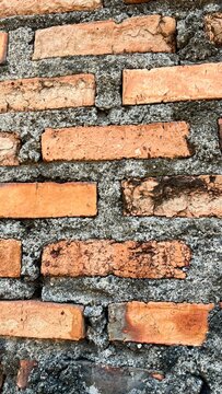 Raw Terracotta Brick Wall Texture for Graphic Design Overlay

 Unpolished raw terracotta brick surface details, suitable as a texture reference for 3D modeling, architecture rendering, or gr