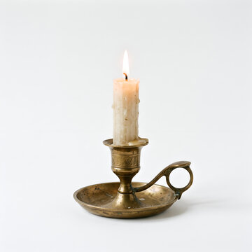candlestick with candle