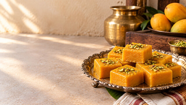 Maharashtrian Amba Barfi