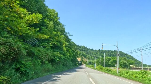北海道・名寄から稚内方面へ走る車載映像　※走行中に付着した虫の映り込みがございます　ご了承ください