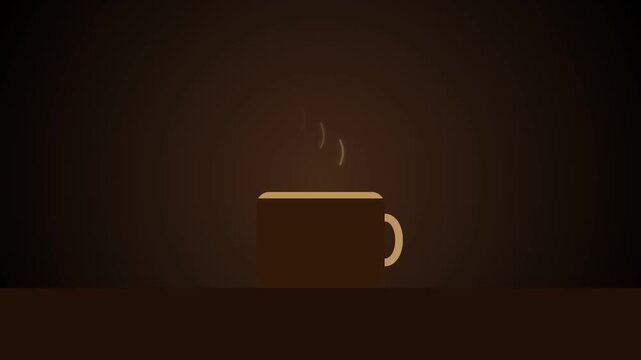 Hot Coffee Filling with Steam Seamless Loop 4K