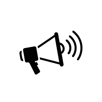 Megaphone icon symbolizing announcement and communication