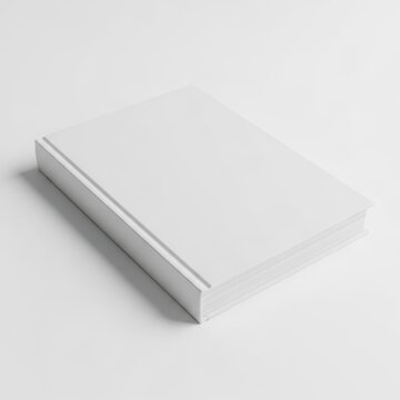 Minimalist white rectangular cabinet handle