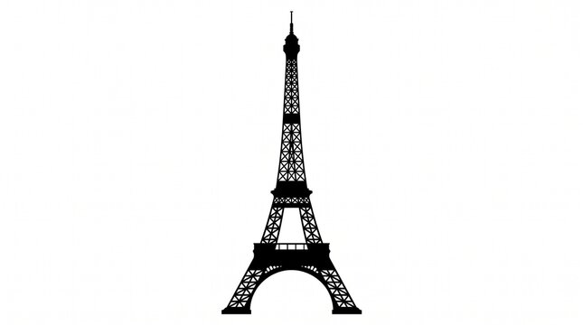 Eiffel Tower silhouette