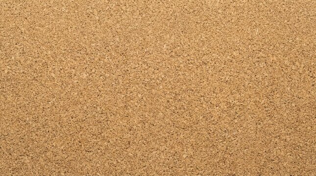 detailed close up view of a natural brown cork board texture background for office and school notice board display