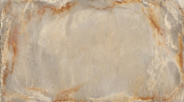 Natural stone texture background with warm beige and brown tones featuring rustic weathered edges and detailed surface