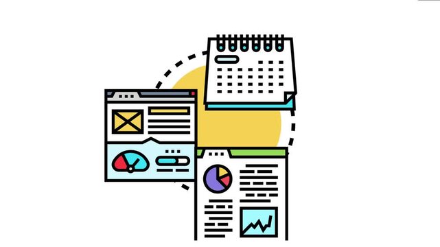 Website analytics concept mean pages viewed per session, tracking user engagement and data for online business strategy and digital marketing