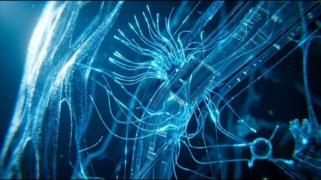 Abstract Cognitive Processing Web in Deep Blue Space for Artificial Intelligence Concepts