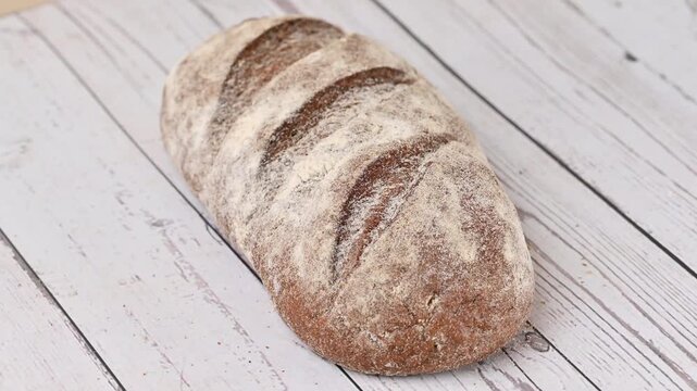 Video of black bread