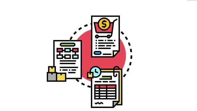 Business documents showing maximum order quantities, purchase terms, and delivery schedules, efficient inventory and supply chain management