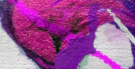 Abstract Fluid Palette with Contemporary Brush Layers © Roman