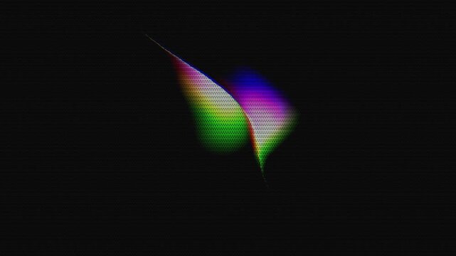 Neon gradient wave animation background