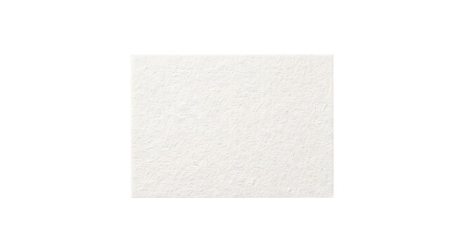 Blank textured white watercolor paper sheet card mockup