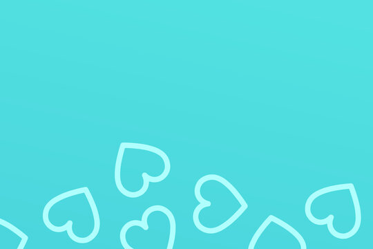 Blue love background. Empty vivid love background vector illustration.
