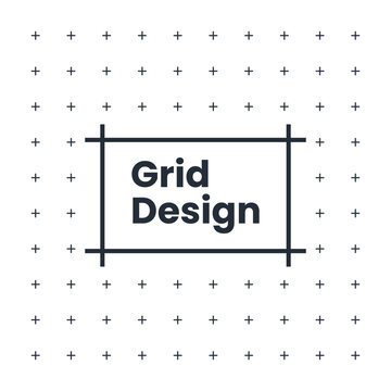 Grid pattern background vector illustration. Geometric graphic line design concept.